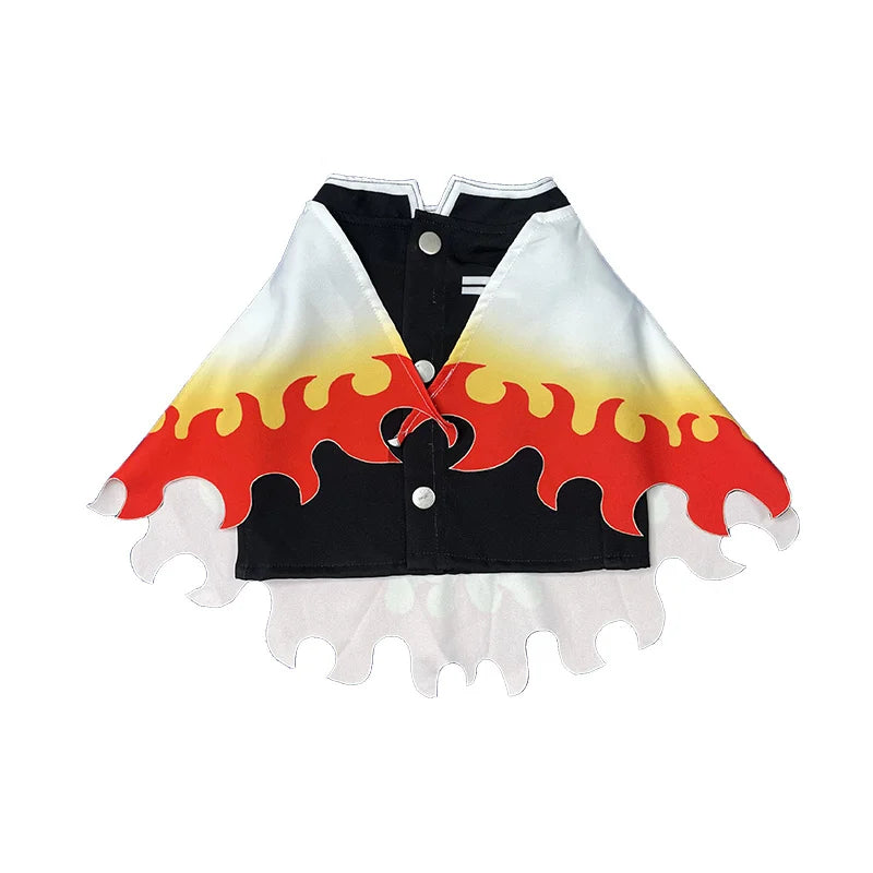 Halloween Pets Cosplay Costume Zenitsu Pet Cosplay Spring Summer Cat Clothing Cute Kitten Cat Clothes Zenitsu Dogs Clothing