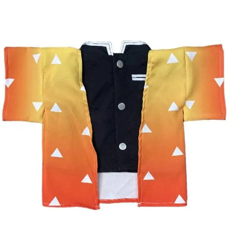 Halloween Pets Cosplay Costume Zenitsu Pet Cosplay Spring Summer Cat Clothing Cute Kitten Cat Clothes Zenitsu Dogs Clothing