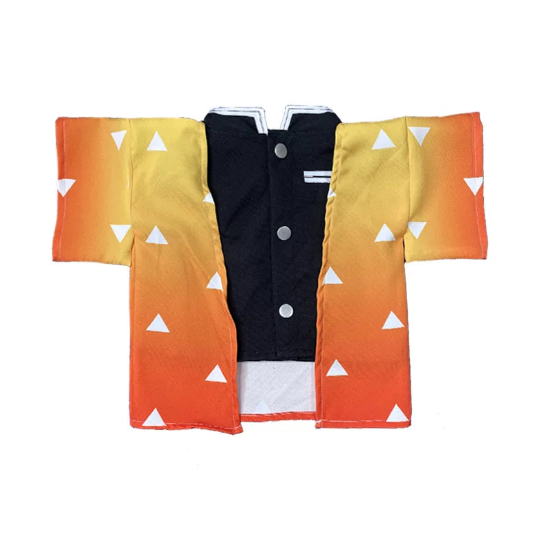 Halloween Pets Cosplay Costume Zenitsu Pet Cosplay Spring Summer Cat Clothing Cute Kitten Cat Clothes Zenitsu Dogs Clothing